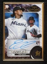 2022 Topps Gold Label Framed Autographs Edward Cabrera #FA-EC card
