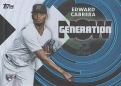 2022 Topps Update Generation Now Edward Cabrera #GN-80 card