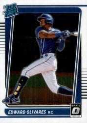 2021 Donruss Optic Base Set Edward Olivares #97 card
