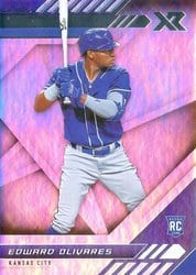 2021 Panini Chronicles XR Edward Olivares #5 card