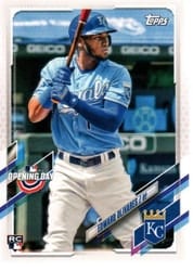 2021 Topps Opening Day Base Set Edward Olivares #165 card