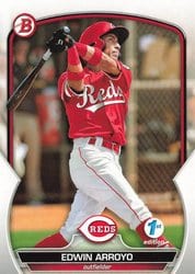 2023 Bowman 1st Edition Base Set Edwin Arroyo #BPPF-66 card