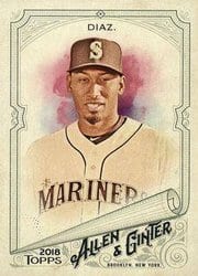 2018 Topps Allen & Ginter Base Set Edwin Diaz #328 card