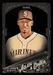 2018 Topps Allen & Ginter X Base Set Edwin Diaz #328 card