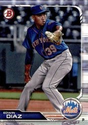 2019 Bowman Base Set Edwin Diaz #26 card
