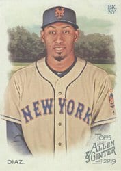 2019 Topps Allen & Ginter Base Set Edwin Diaz #43 card