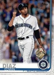 2019 Topps Base Set Edwin Diaz #299 card