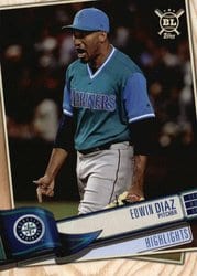 2019 Topps Big League Base Set Edwin Diaz #394 card