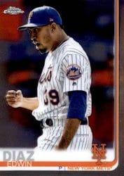 2019 Topps Chrome Update Base Set Edwin Diaz #16 card