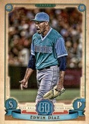 2019 Topps Gypsy Queen Base Set Edwin Diaz #247 card