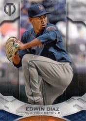 2019 Topps Tribute Base Set Edwin Diaz #42 card