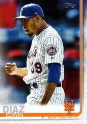 2019 Topps Update Base Set Edwin Diaz #US17 card
