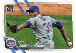 2021 Topps Base Set Edwin Diaz #498 card