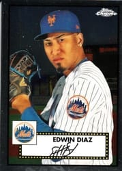 2021 Topps Chrome Platinum Anniversary Base Set Edwin Diaz #264 card