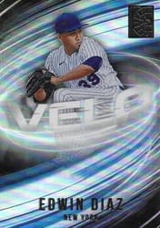 2022 Panini Capstone Velo Edwin Diaz #V-19 card