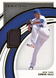 2022 Panini Immaculate Collection Base Set Edwin Diaz #16 card