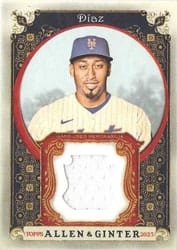 2023 Topps Allen & Ginter Relics (Pattern B) Edwin Díaz #AGRB-ED card
