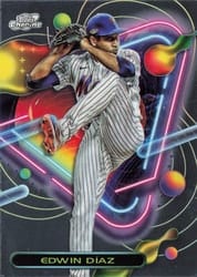 2023 Topps Cosmic Chrome Base Set Edwin Díaz #137 card