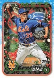 2024 Topps Holiday Base Set Edwin Díaz #H19 card