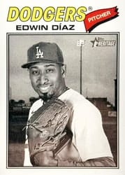 2026 Topps Heritage Base Set Edwin Díaz #36 card