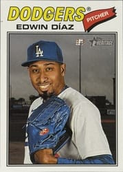 2026 Topps Heritage Base Set Edwin Díaz #36 card