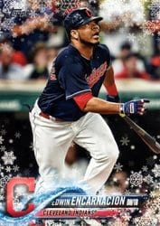 2018 Topps Holiday Base Set Edwin Encarnacion #HMW3 card