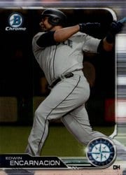 2019 Bowman Chrome Base Set Edwin Encarnacion #71 card