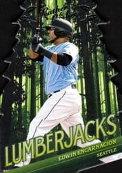 2019 Panini Leather & Lumber Lumberjacks Edwin Encarnacion #LJ-8 card