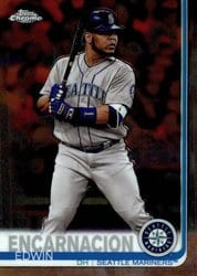 2019 Topps Chrome Base Set Edwin Encarnacion #101 card