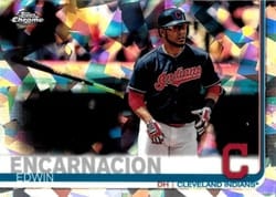 2019 Topps Chrome Sapphire Edition Base Set Edwin Encarnacion #42 card