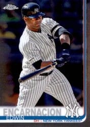 2019 Topps Chrome Update Base Set Edwin Encarnacion #12 card