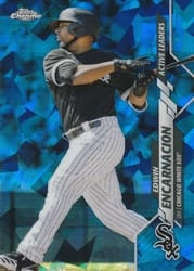 2020 Topps Chrome Update Sapphire Edition Base Set Edwin Encarnacion #U-76 card