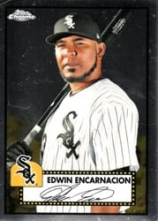 2021 Topps Chrome Platinum Anniversary Base Set Edwin Encarnacion #447 card