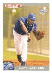 2004 Topps Total Base Set Edwin Jackson #752 card