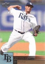 2009 Upper Deck Base Set Edwin Jackson #368 card