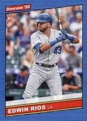 2020 Donruss Base Set Edwin Rios #249 card