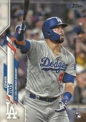 2020 Topps Base Set Edwin Rios #681b card
