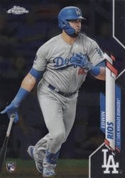 2020 Topps Chrome Base Set Edwin Rios #95 card