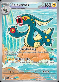 Black Bolt Eelektross #115 card
