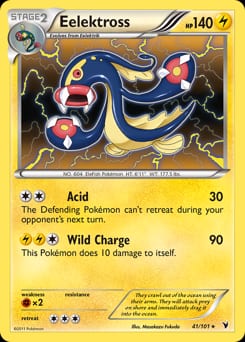 Noble Victories Eelektross #41 card
