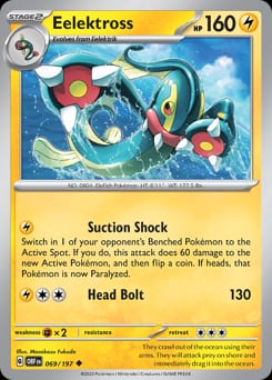 Obsidian Flames Eelektross #69 card