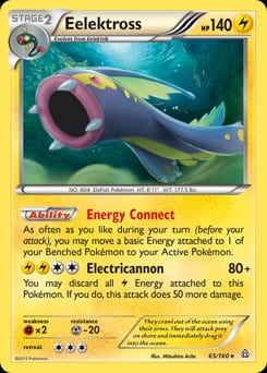 Primal Clash Eelektross #65 card