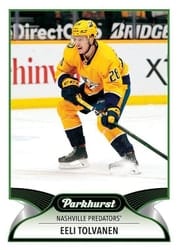 2021-22 Parkhurst Base Set Eeli Tolvanen #155 card
