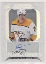 2021-22 Upper Deck Ovation Standing Ovation Signatures Eeli Tolvanen #SOS-ET card