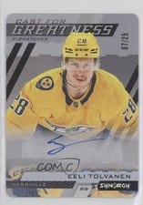 2022-23 Upper Deck Synergy Cast For Greatness Signatures Eeli Tolvanen #CGS-ET card
