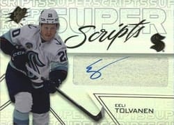 2024-25 SPx SuperScripts Eeli Tolvanen #SS-ET card