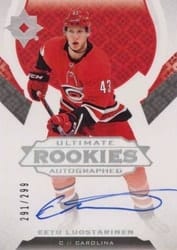 2019-20 Upper Deck Ultimate Collection Base Set Eetu Luostarinen #144 card