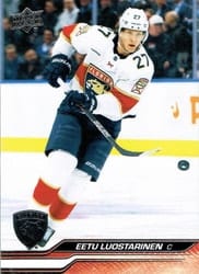 2023-24 Upper Deck Base Set Eetu Luostarinen #327 card