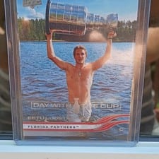 2025-26 Upper Deck Day With the Cup Eetu Luostarinen #DC-11 card