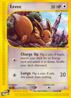 2003 Aquapolis Eevee #75